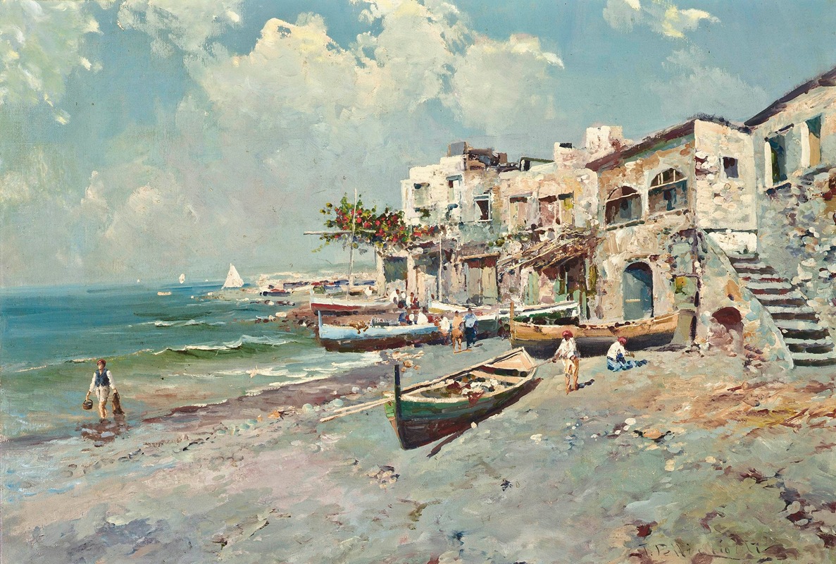 Tito Pellicciotti - A fishing village on the Amalfi coast