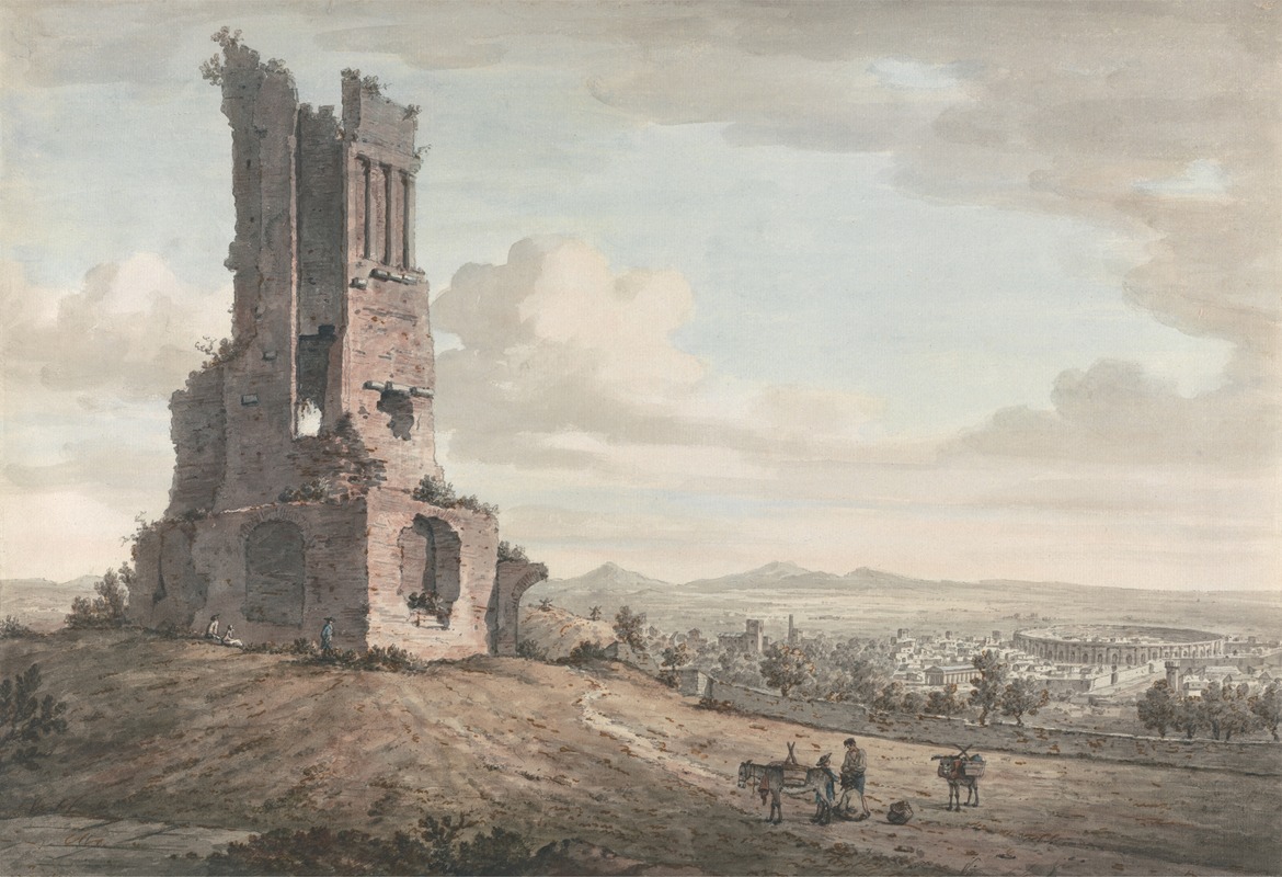 William Marlow - Nîmes from the Tour Magne