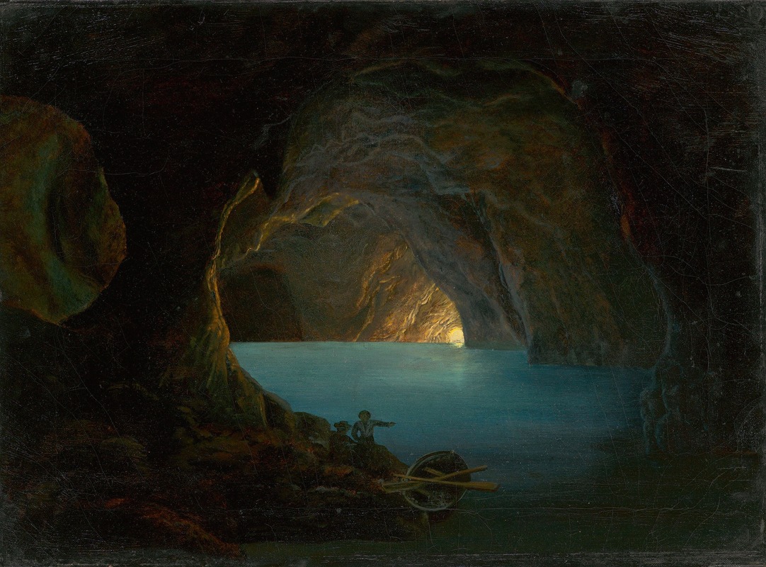 Carl Friedrich Seiffert   - The Blue Grotto on Capri