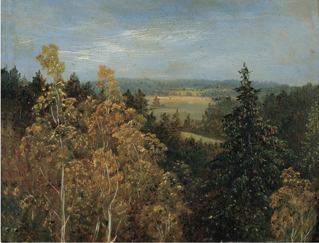 Carl Gustav Carus - Wooded landscape