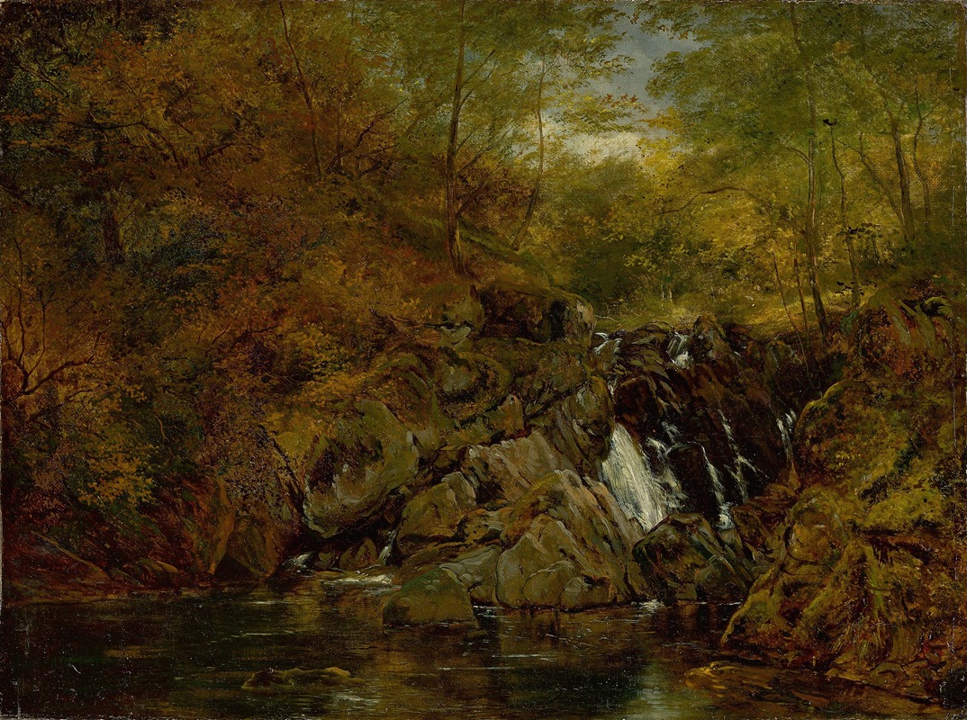 Christian Friedrich Gille - Mountain stream