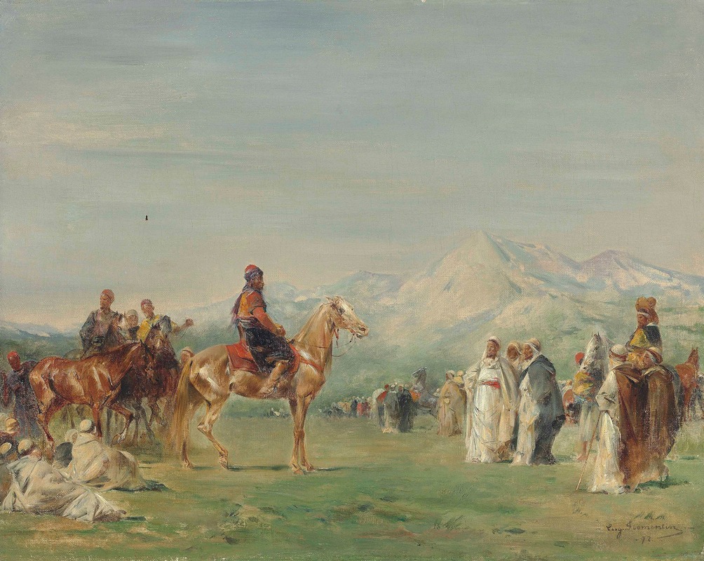 Eugène Fromentin - Campement arabe dans les montagnes de l’Atlas