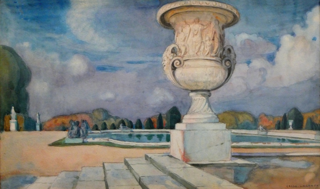 Gerda Wegener - Le Vase de la Paix (Versailles)