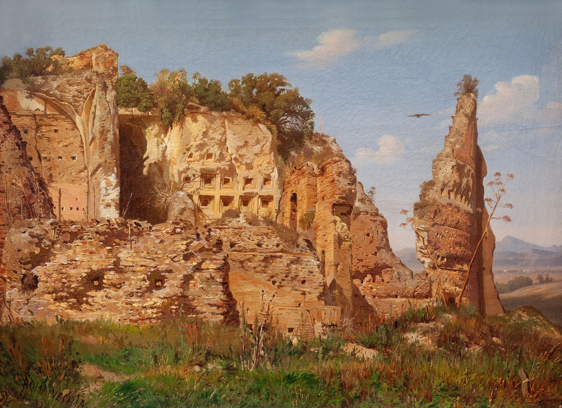 Harald Jerichau - Landscape from Rome, Villa dei Quintili near Via Appia