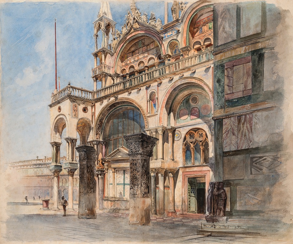 Ludwig Johann Passini - Die Basilica di San Marco in Venedig