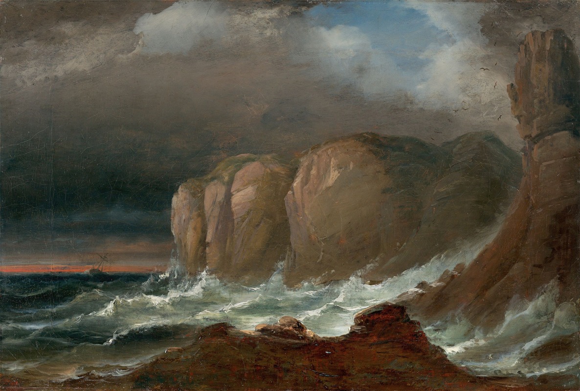 Peder Balke - Cliffs by the Coast of Northern Norway