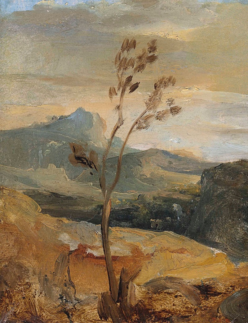 Théodore Rousseau - Paysage d’Auvergne