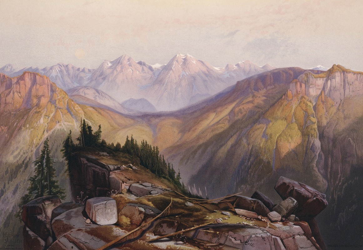 Thomas Moran - Lower Yellowstone Range