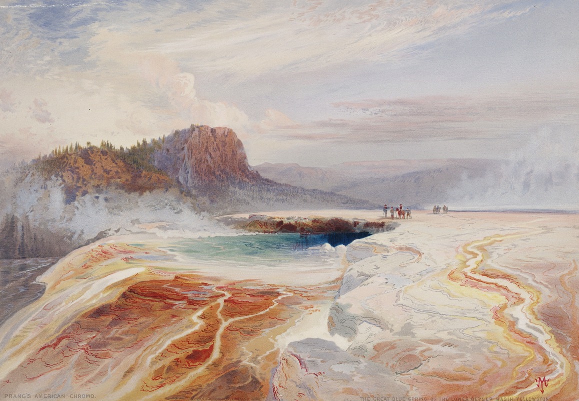Thomas Moran - The Great Blue Spring of the Lower Geyser Basin, Yellowstone