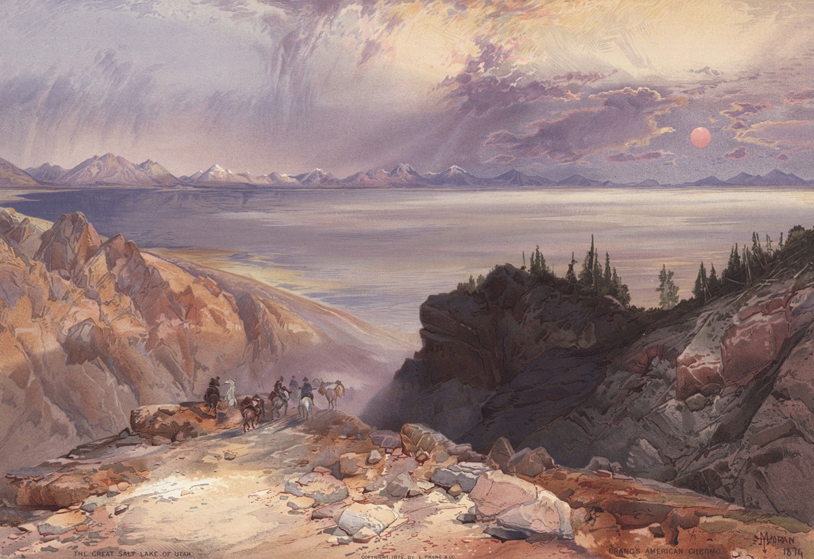 Thomas Moran - The Great Salt Lake of Utah