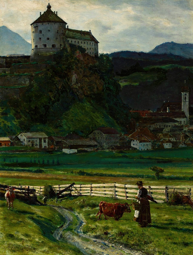 Aleksander Gierymski - View of the Kufstein Fortress vicinity