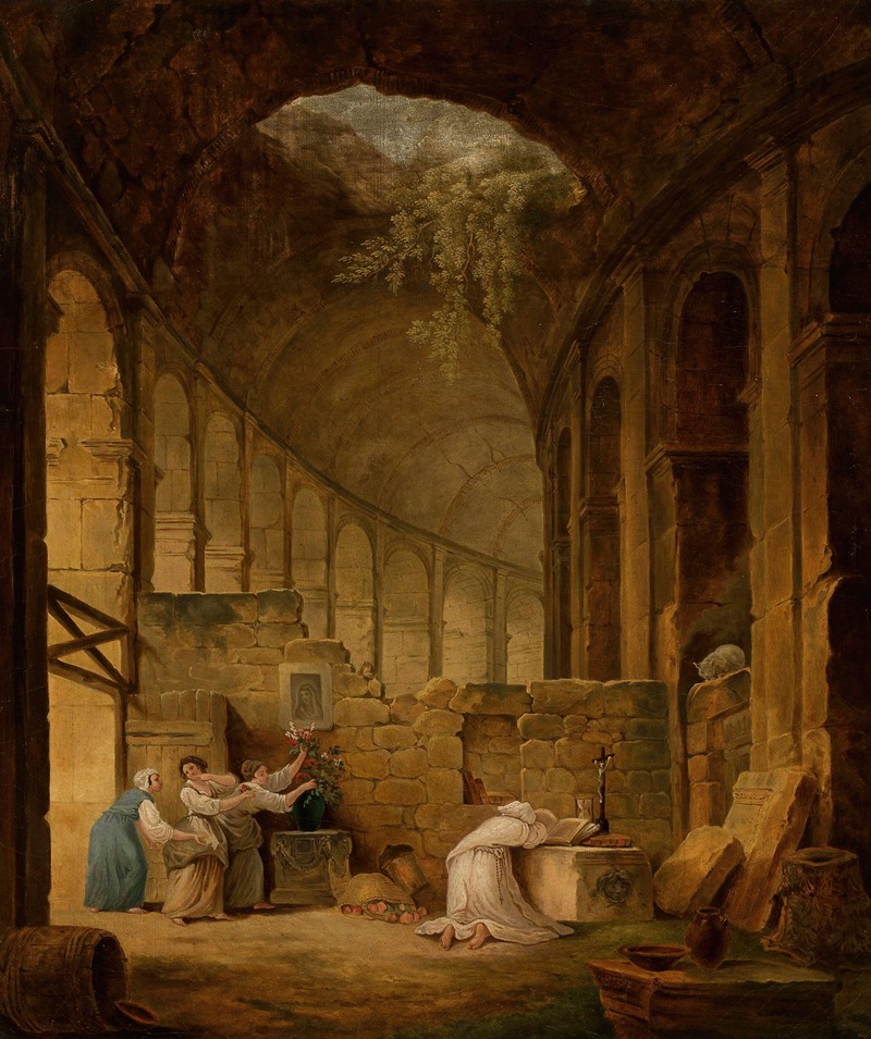 Aleksandra Potocka - Interior of the Colosseum in Rome