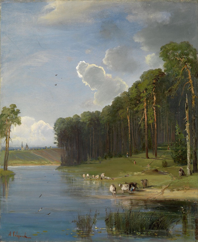 Alexei Kondratievich Savrasov - Pastoral scene