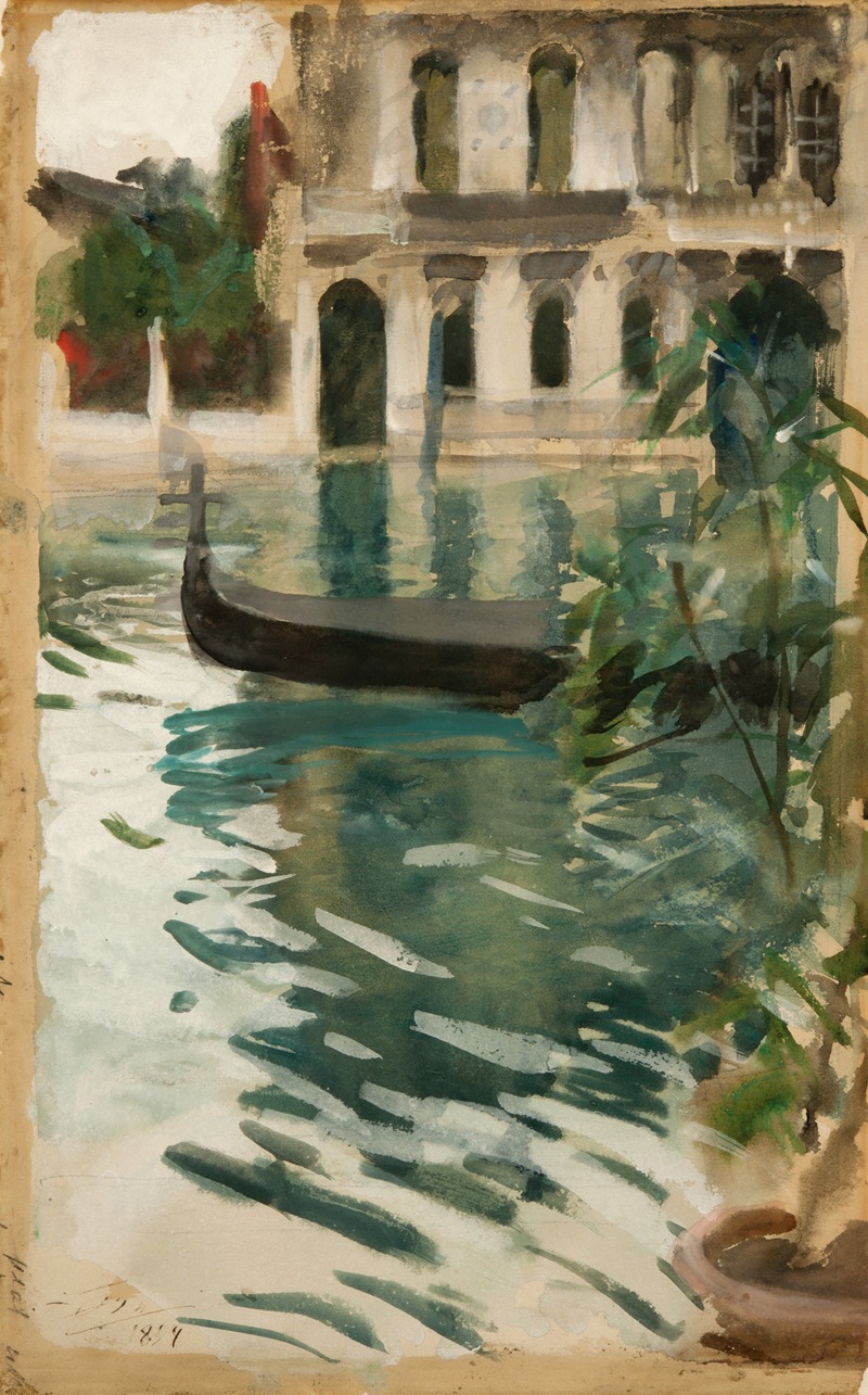 Anders Zorn - Gondola, Venice