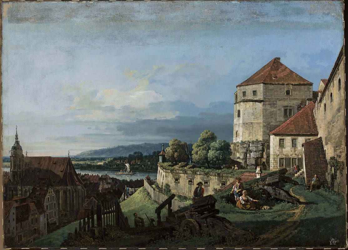 Bernardo Bellotto - View of Pirna in Saxony
