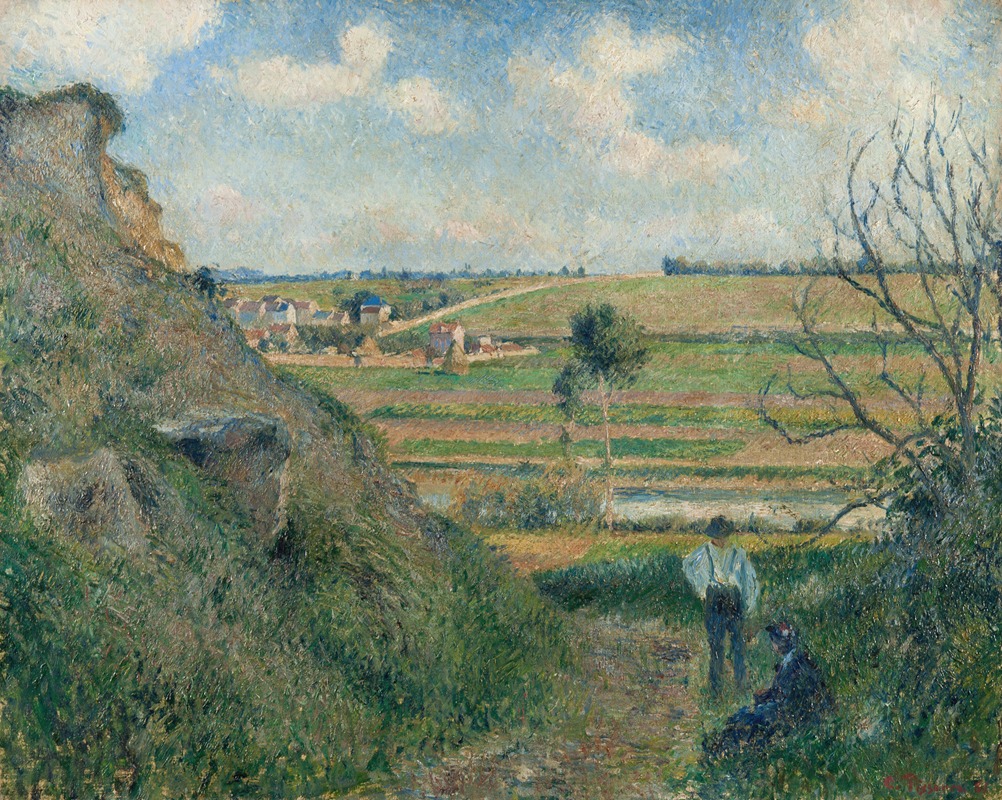 Camille Pissarro - Landscape, Bazincourt