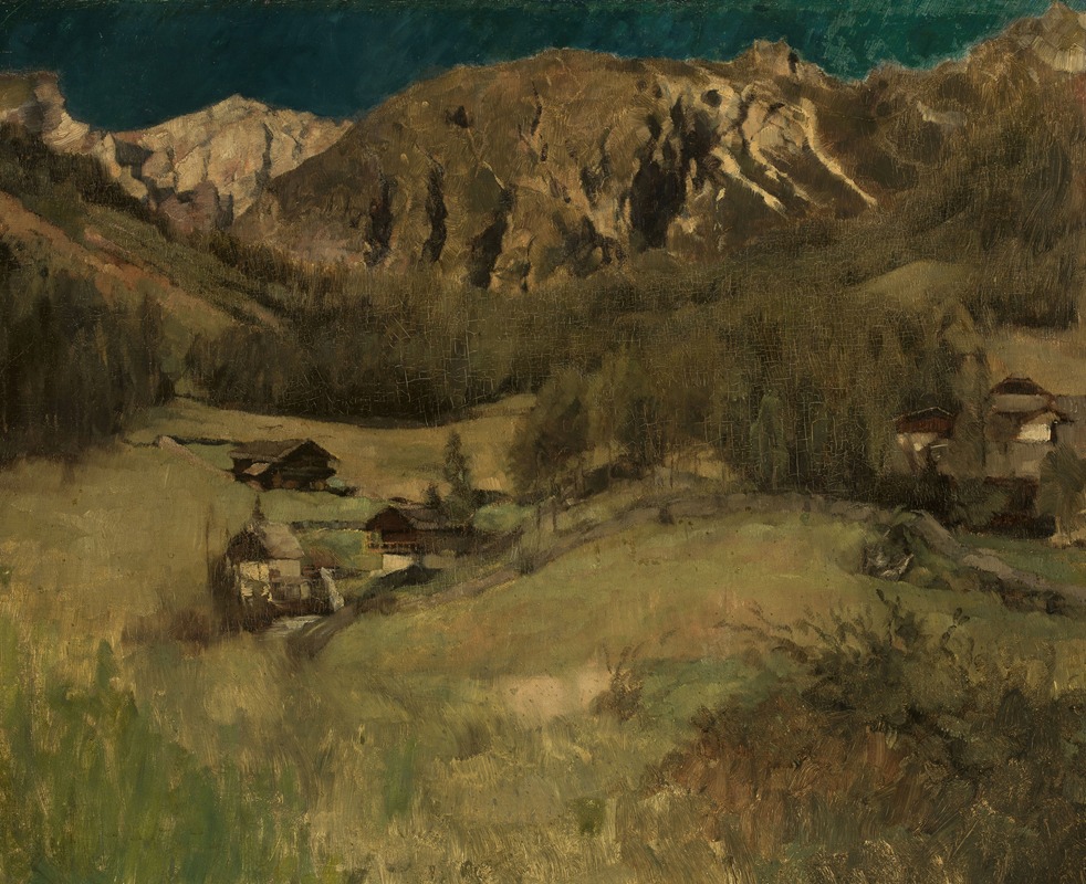 Carl Schuch - Landscape from Tyrol