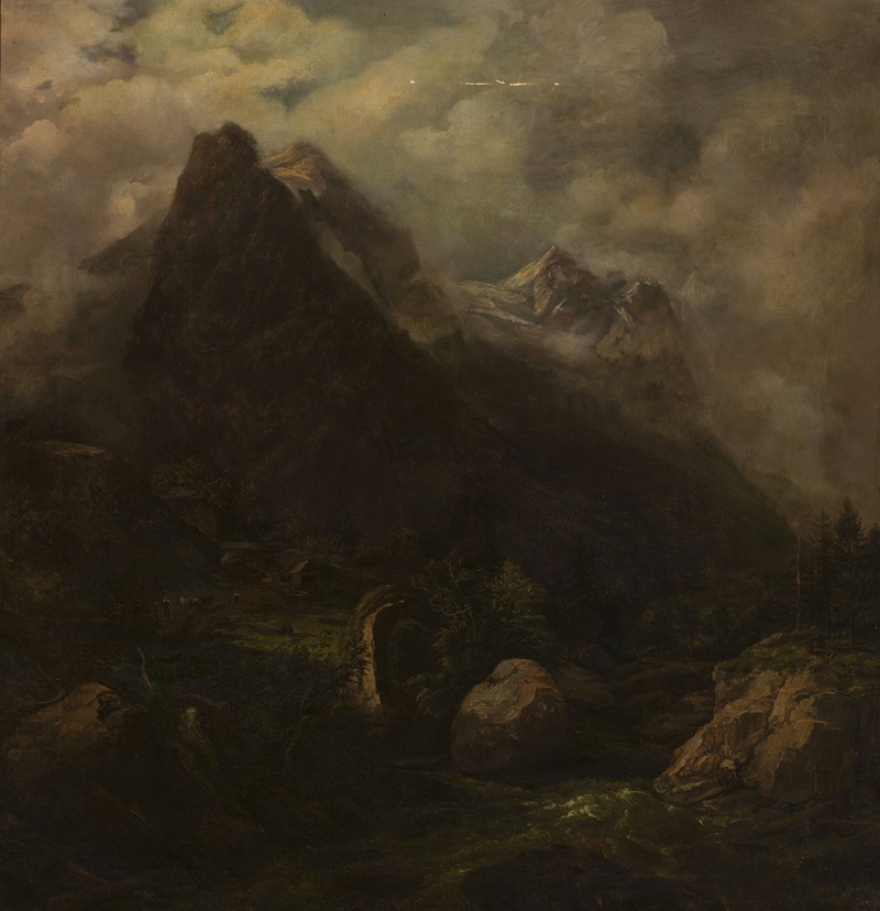 Carl Wagner - Mountain landscape