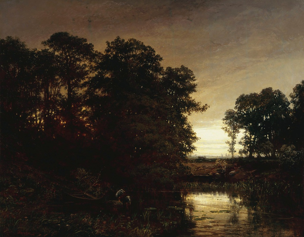 Charles François Daubigny - Waterside landscape