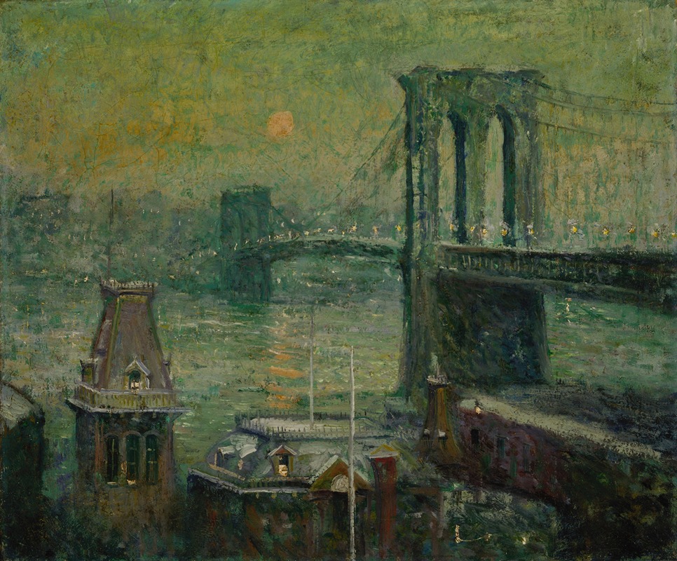 Ernest Lawson - Brooklyn Bridge