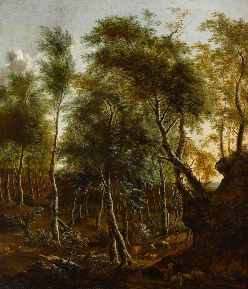 Frederik de Moucheron - Forest landscape