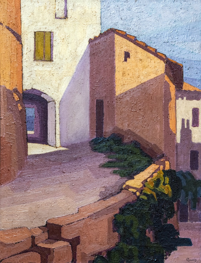 Georges Gaudion - Houses in Puycelsi