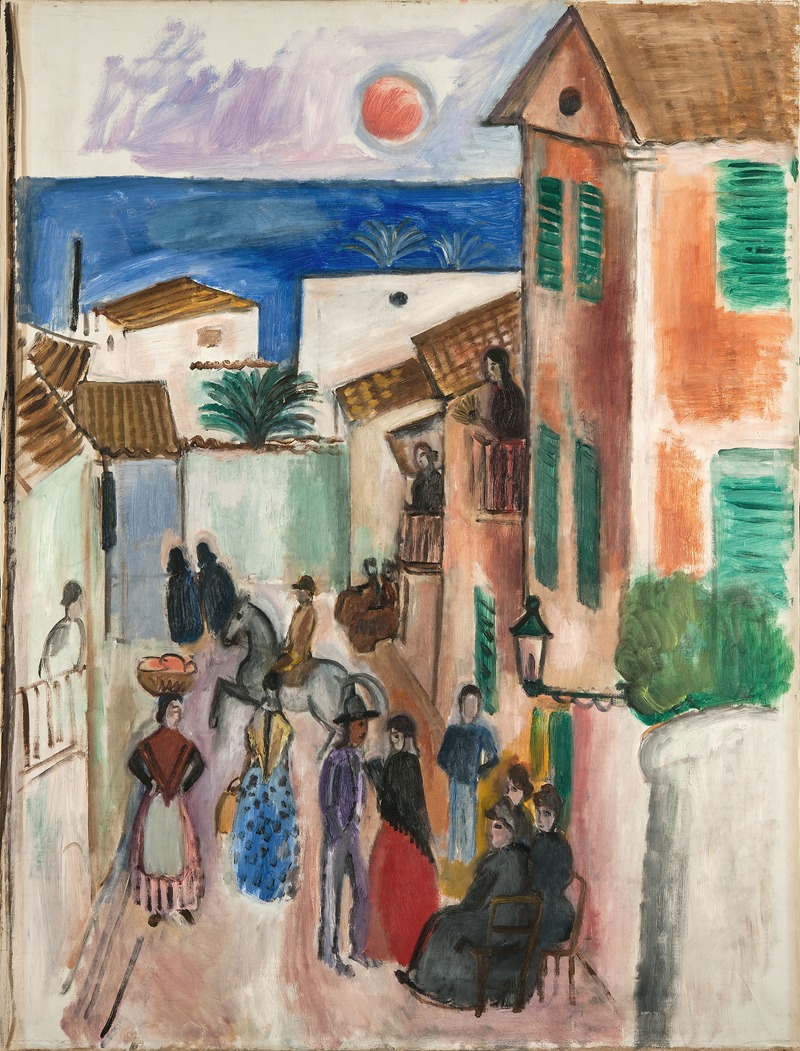 Gösta Sandels - Street in Palma