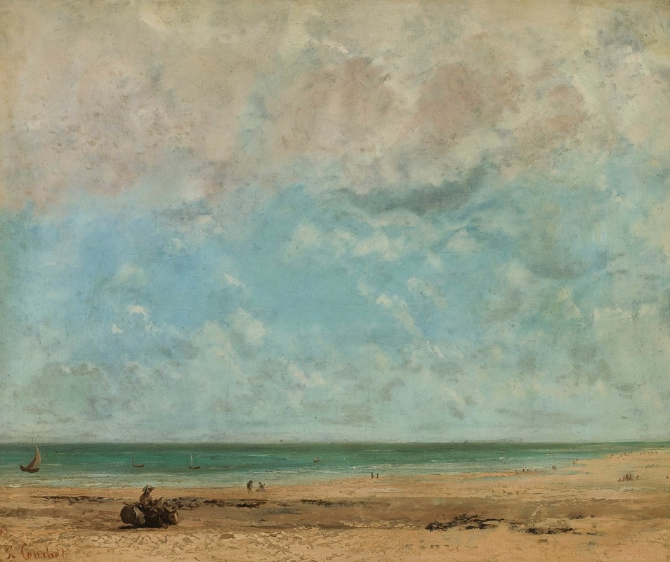 Gustave Courbet - Seaside landscape