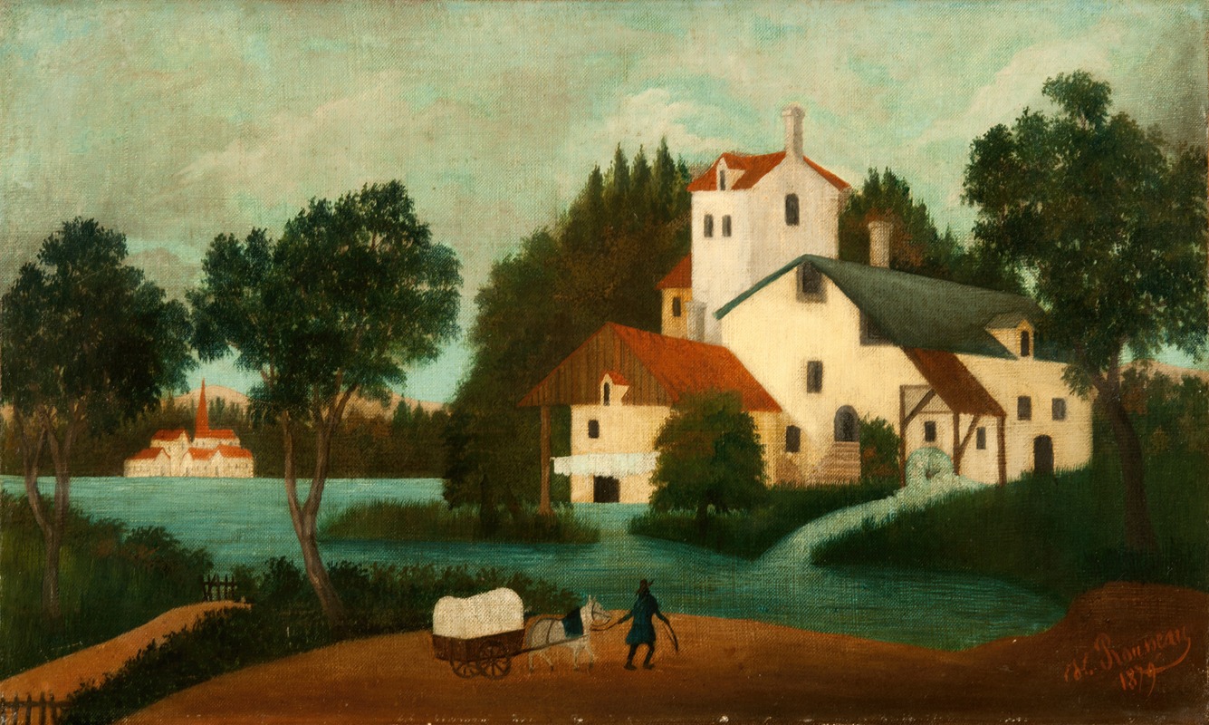 Henri Rousseau - Landscape with Watermill