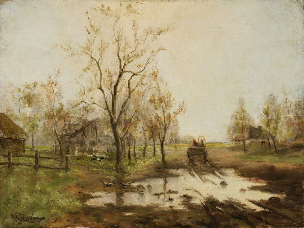 Isaac Levitan - Springtime in the countryside