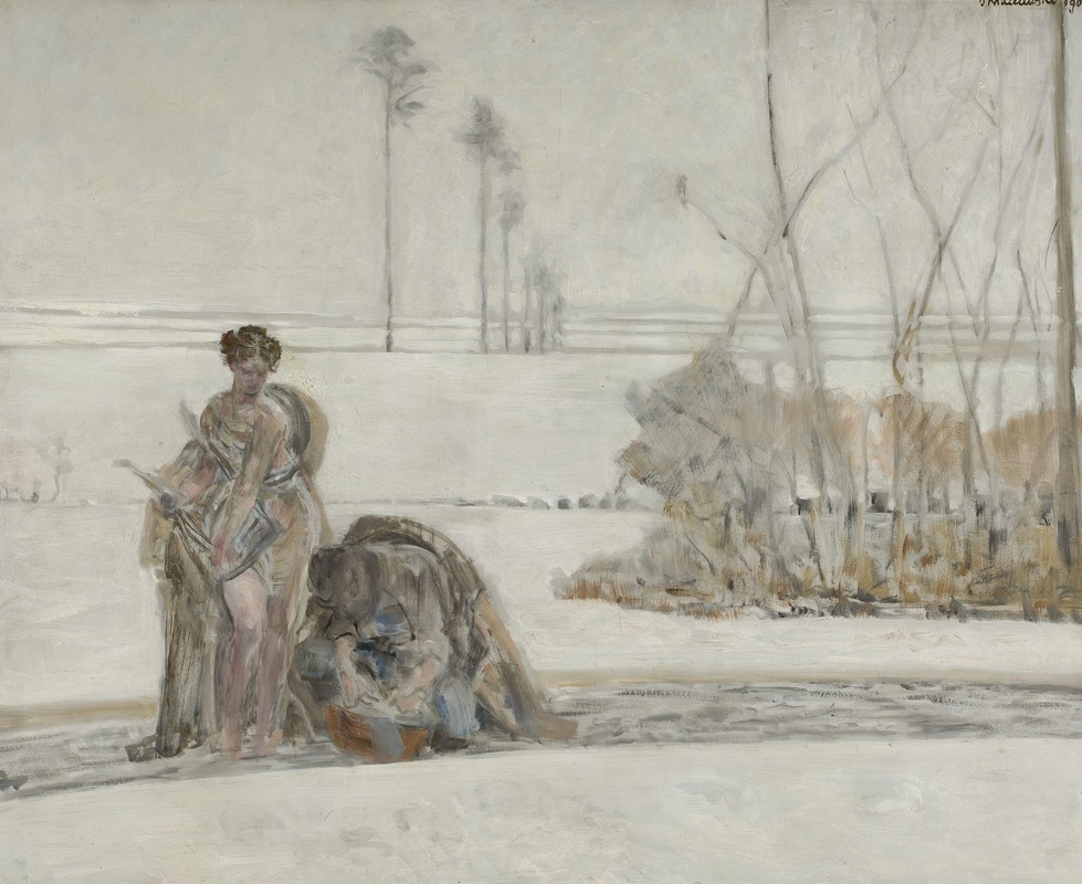 Jacek Malczewski - Winter landscape