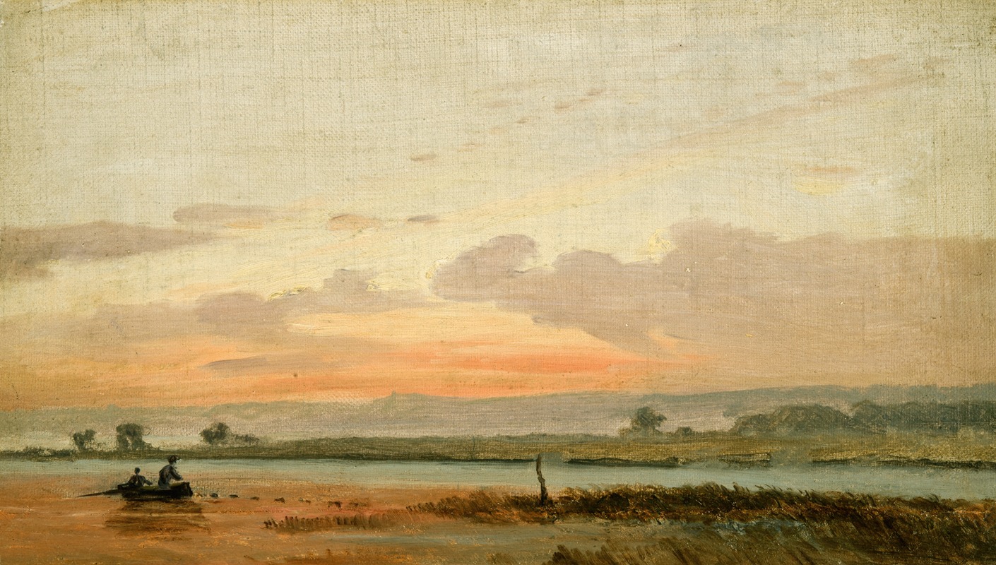 Jørgen Sonne - Landscape with Evening Sky