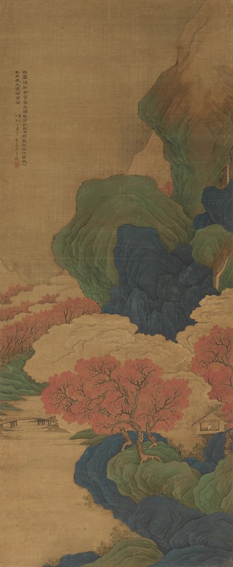 Li Jian - White Clouds and Red Trees