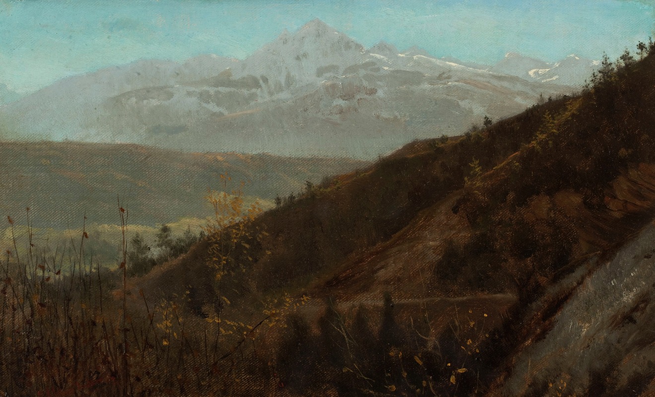 Lawrence Alma-Tadema - Mountain landscape
