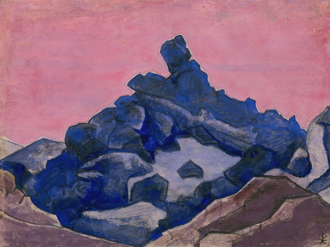 Nicholas Roerich - Blue Cliff