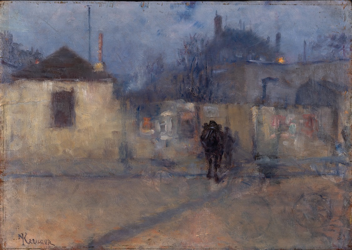 Nils Kreuger - Street in Montparnasse, Paris