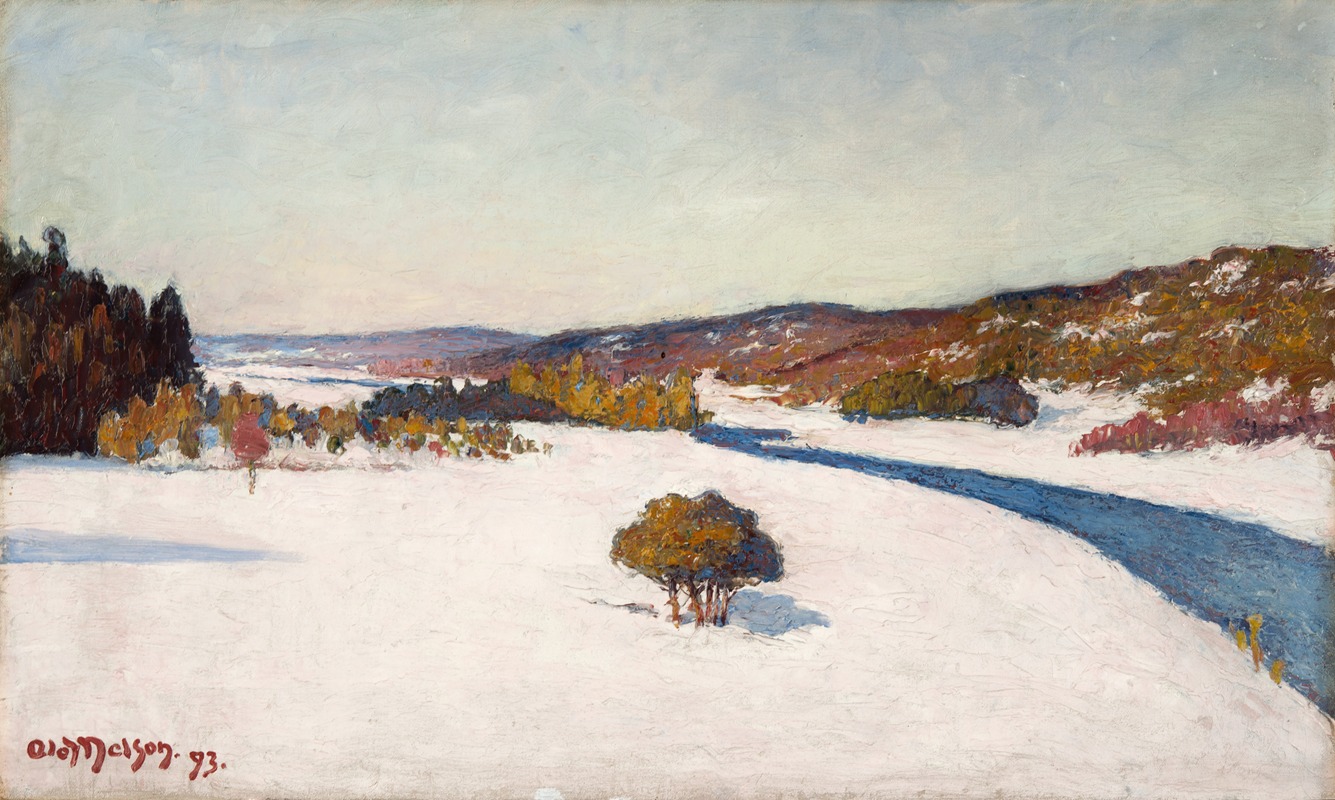 Olof Sager-Nelson - Winter Landscape