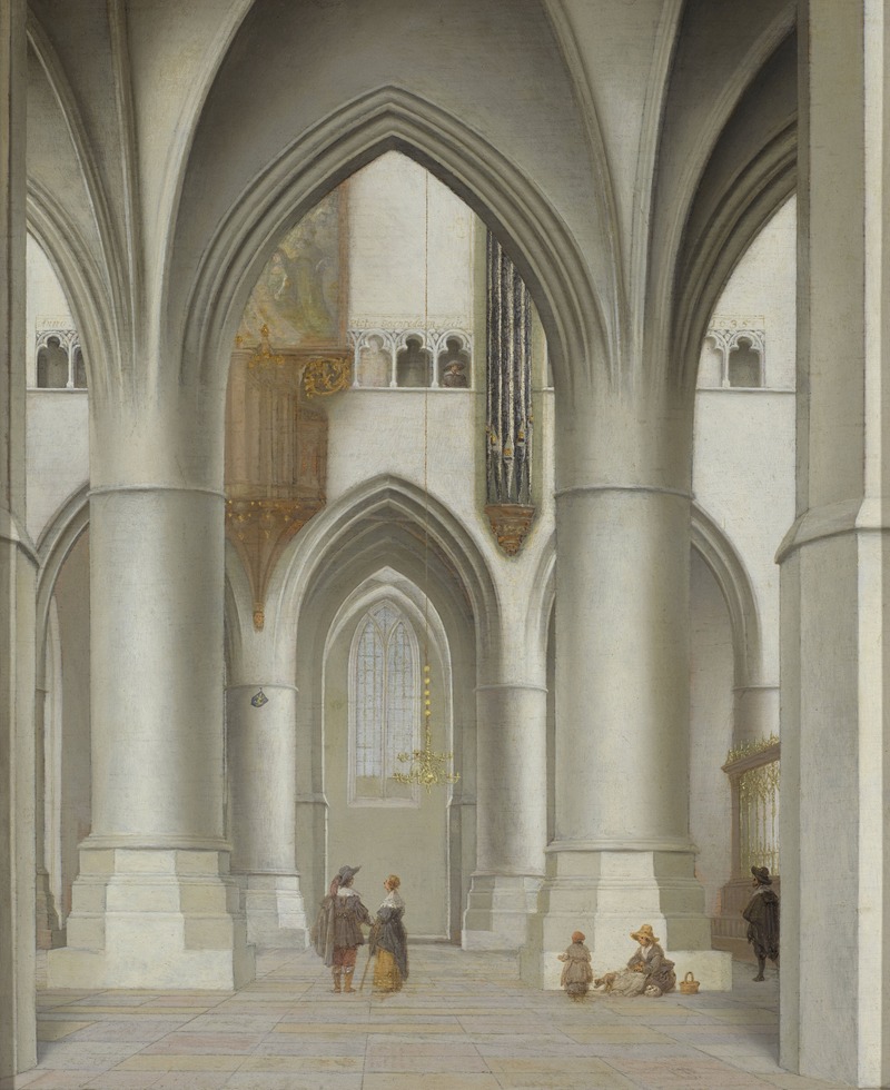 Pieter Jansz Saenredam - View of the interior of the St. Bavo Church in Haarlem
