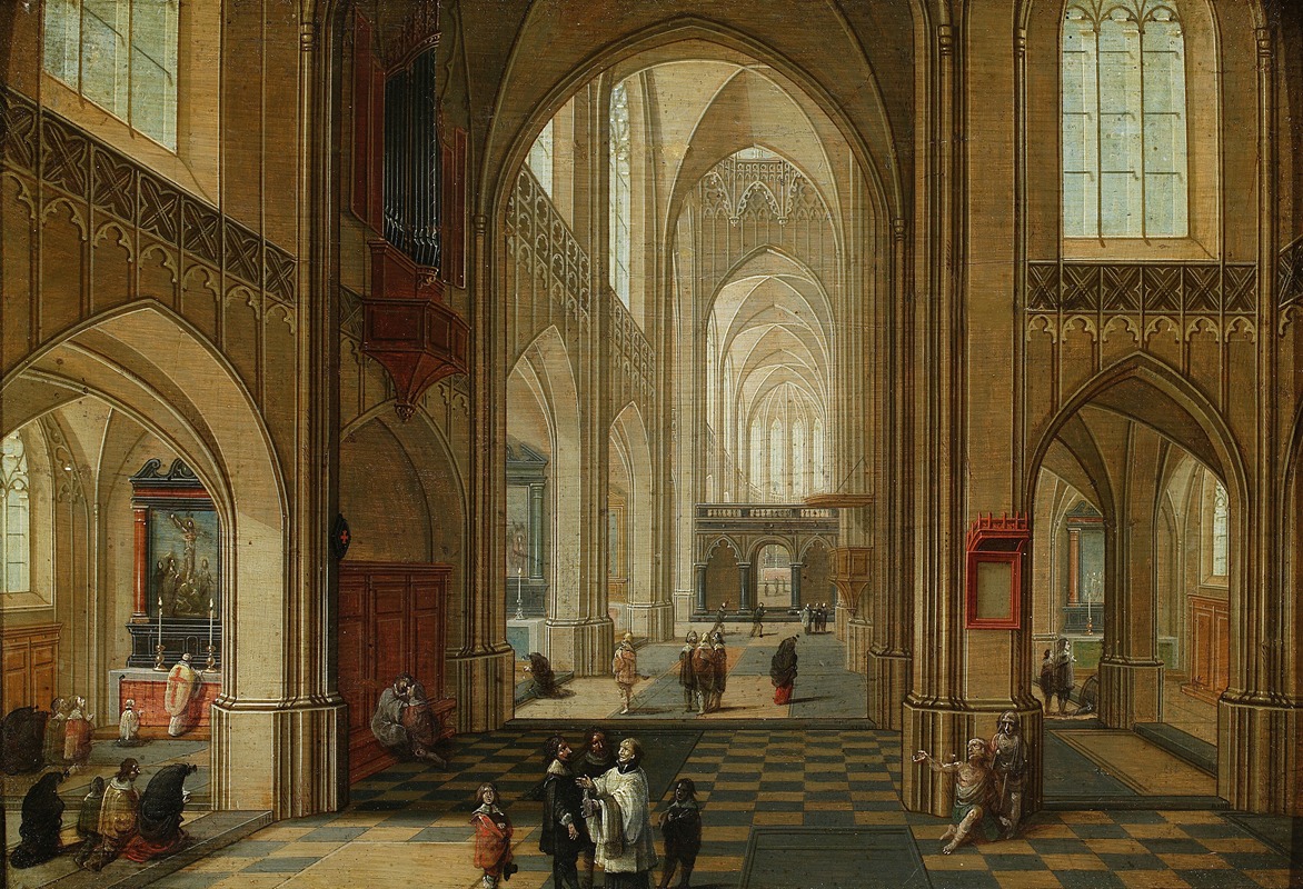 Pieter Neeffs the younger - Church interior