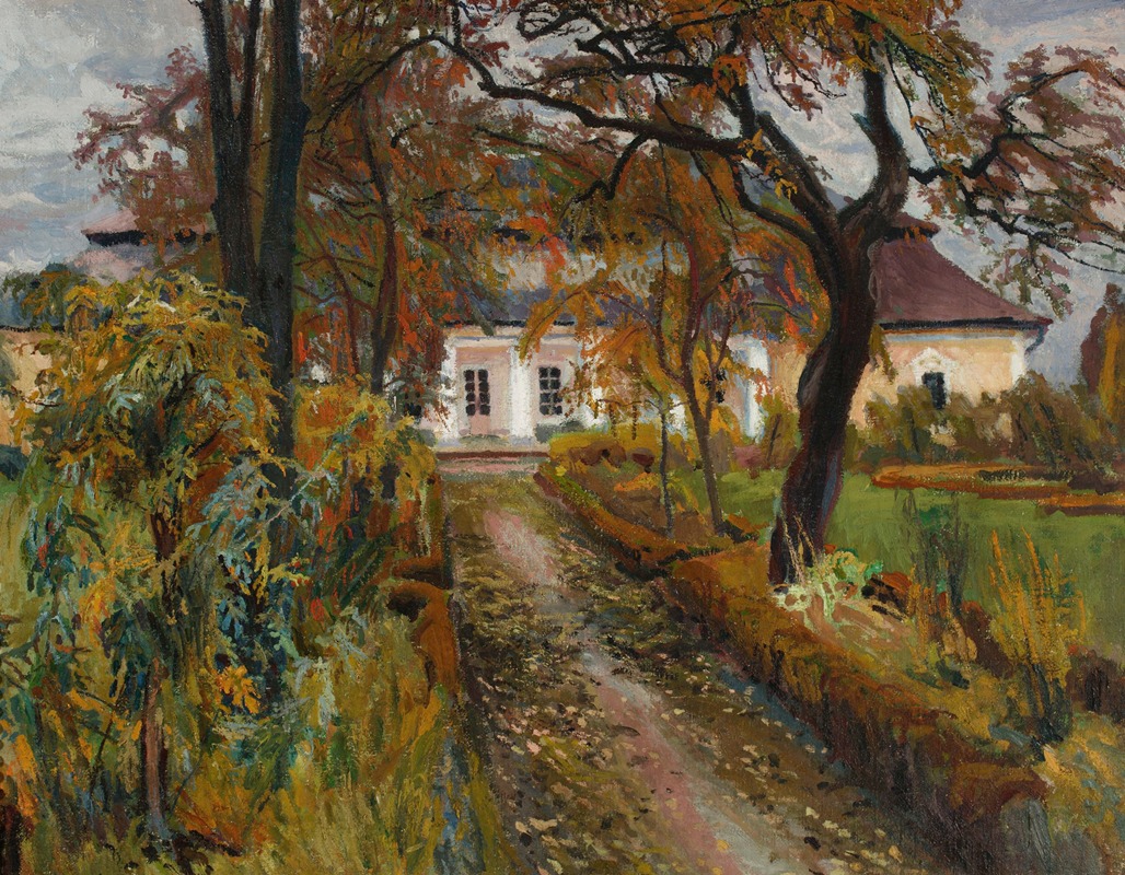 Stanisław Kamocki - Manor house in autumn
