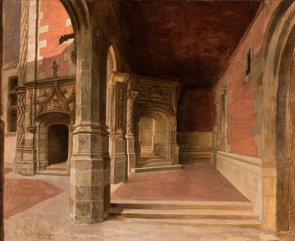 Stefan Bakałowicz - Cloister at the Blois Castle