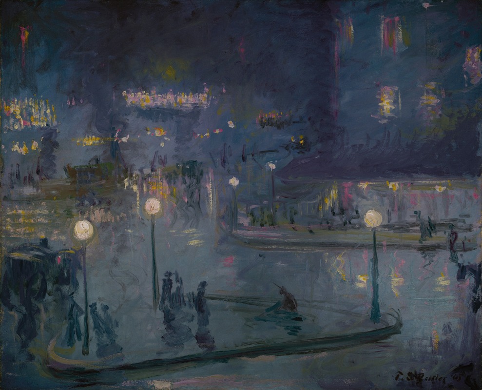 Theodore Earl Butler - Place de Rome at Night