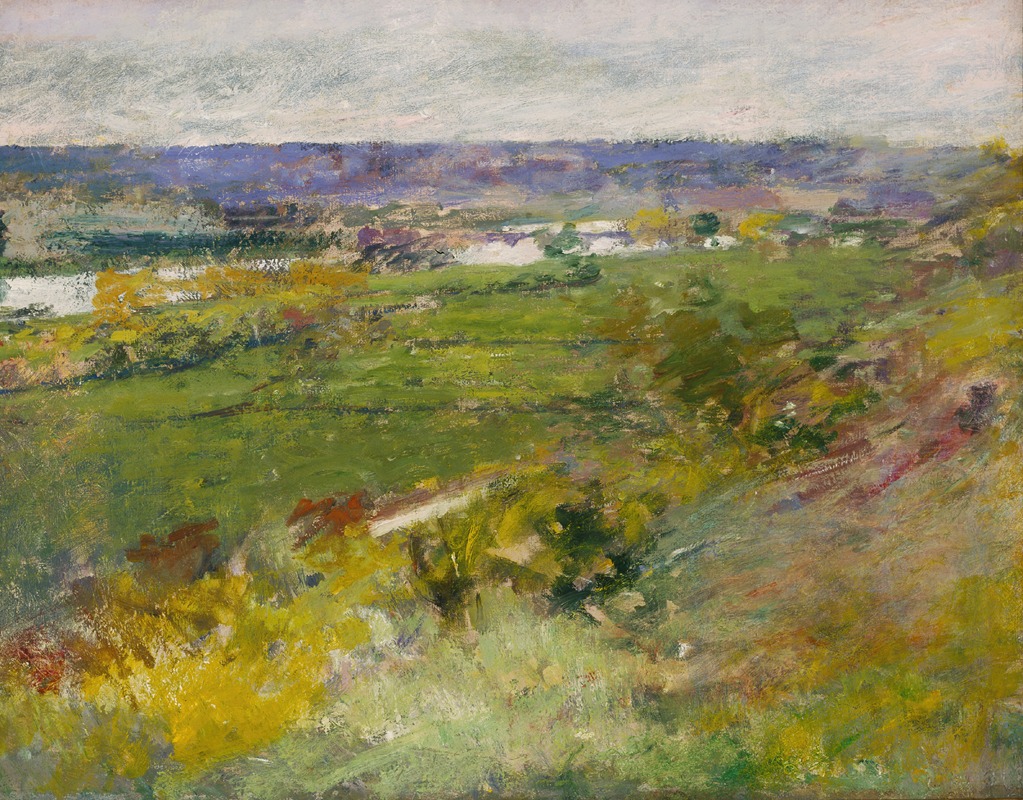 Theodore Robinson - Etude pour ‘Vallée de la Seine vue des hauteurs de Giverny’