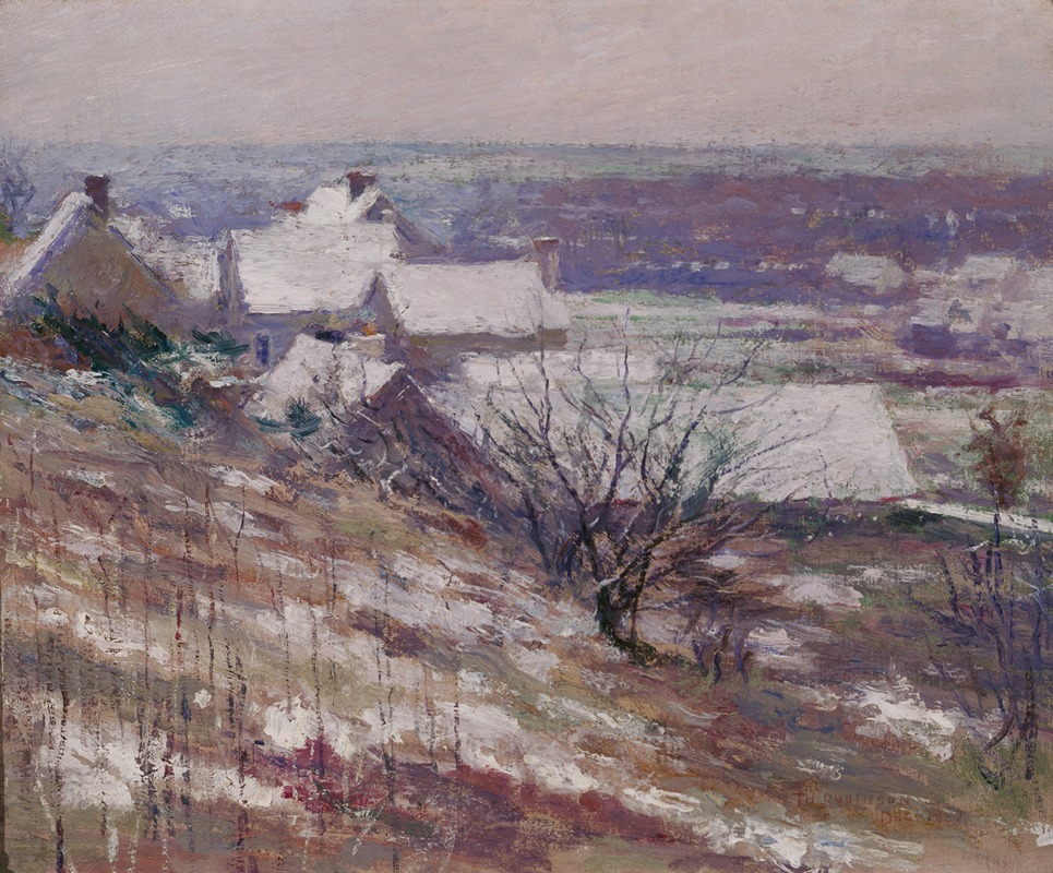Theodore Robinson - Winter Landscape