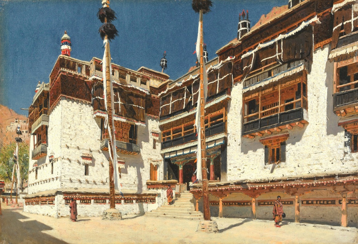 Vasily Vereshchagin - Hemis Monastery in Ladakh