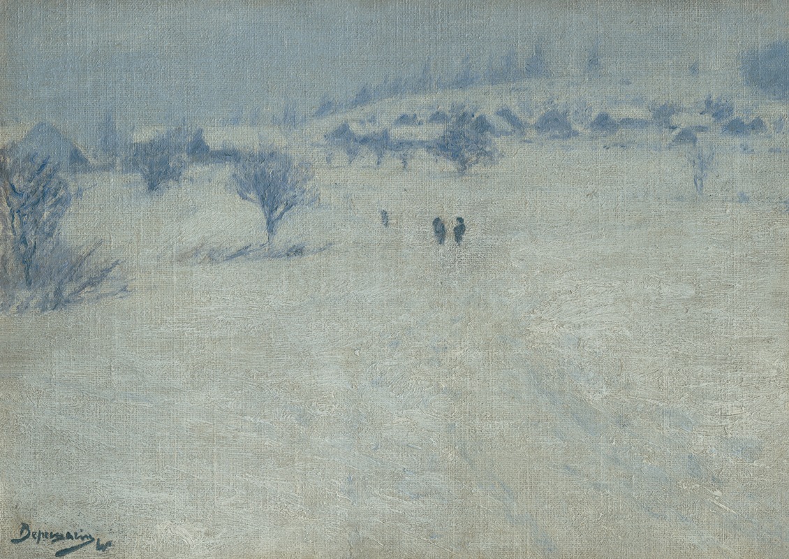 Vasily Vereshchagin - Winter Landscape