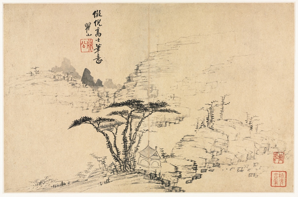 Mei Qing - Landscapes in Various Styles after Old Masters 5