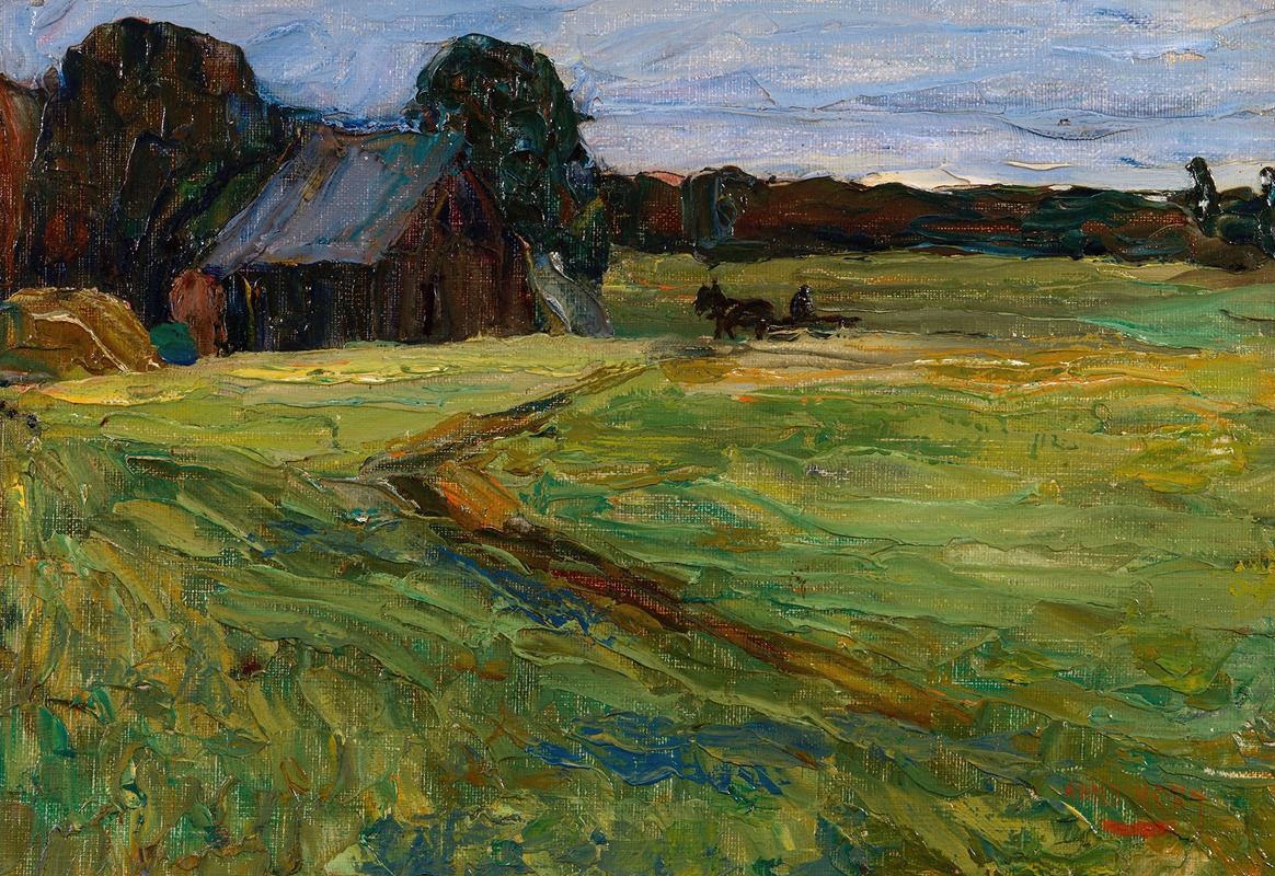 Wassily Kandinsky - Russian landscape