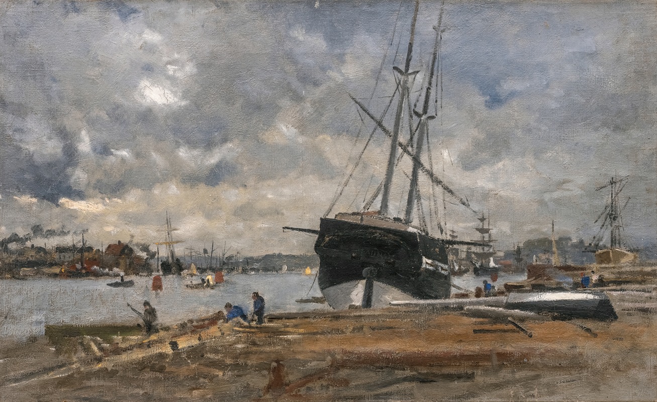 Wilhelm von Gegerfelt - The Gothenburg Harbour in the 1880’s