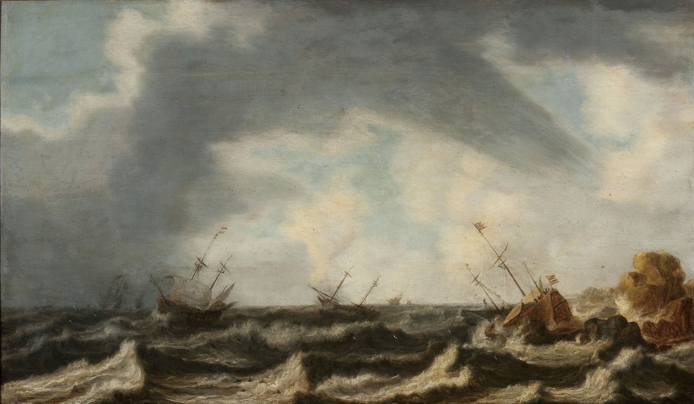 Willem van Diest - Marine landscape